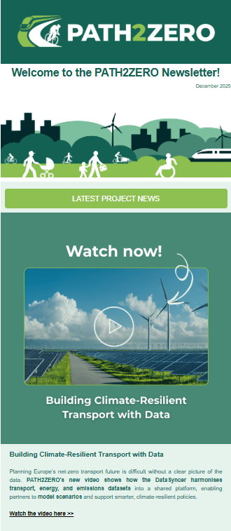 PATH2ZERO Newsletter - December 2025
